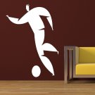 Silhouette soccer sports football Kids Room Stylish Wall Art Sticker Decal 9649