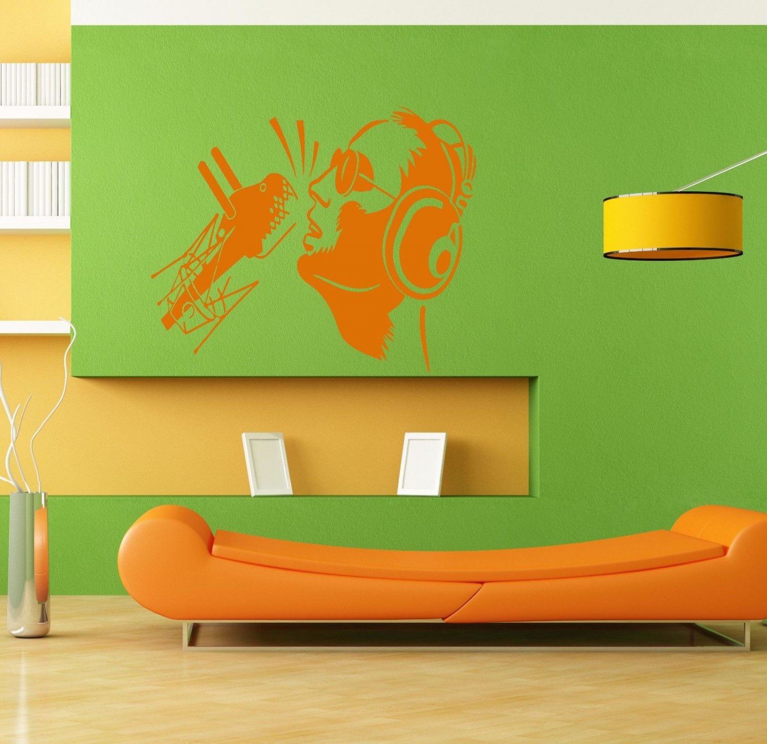 Music Musicians singer microphone Kids Stylish Wall Art Sticker Decal 9730