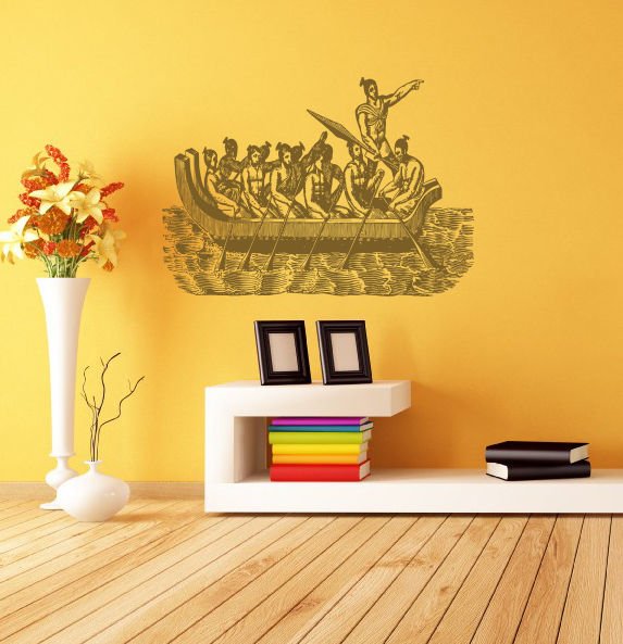 Ancient Rome ship people myth legend Kids Stylish Wall Art Sticker Decal 9873