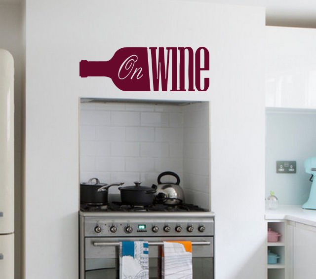Bottle wine one binge drink Kids Room Stylish Wall Art Sticker Decal 9932