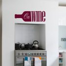 Bottle wine one binge drink Kids Room Stylish Wall Art Sticker Decal 9932