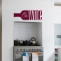 Bottle wine one binge drink Kids Room Stylish Wall Art Sticker Decal 9932