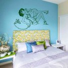 Beautiful girl phone bedroom Kids Room Stylish Wall Art Sticker Decal 9248