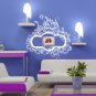 Motorcyclist motorcycle jumping racer rally Stylish Wall Art Sticker Decal 9509