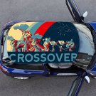 Crossover Cartoon Heroes  Full Color Car Decal Sticker KC-304 FRST