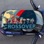 Crossover Cartoon Heroes Full Color Car Decal Sticker KC-304 FRST