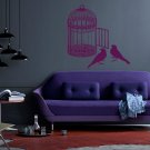 Bird birdies birdcage poultry Kids Room Stylish Wall Art Sticker Decal 10053