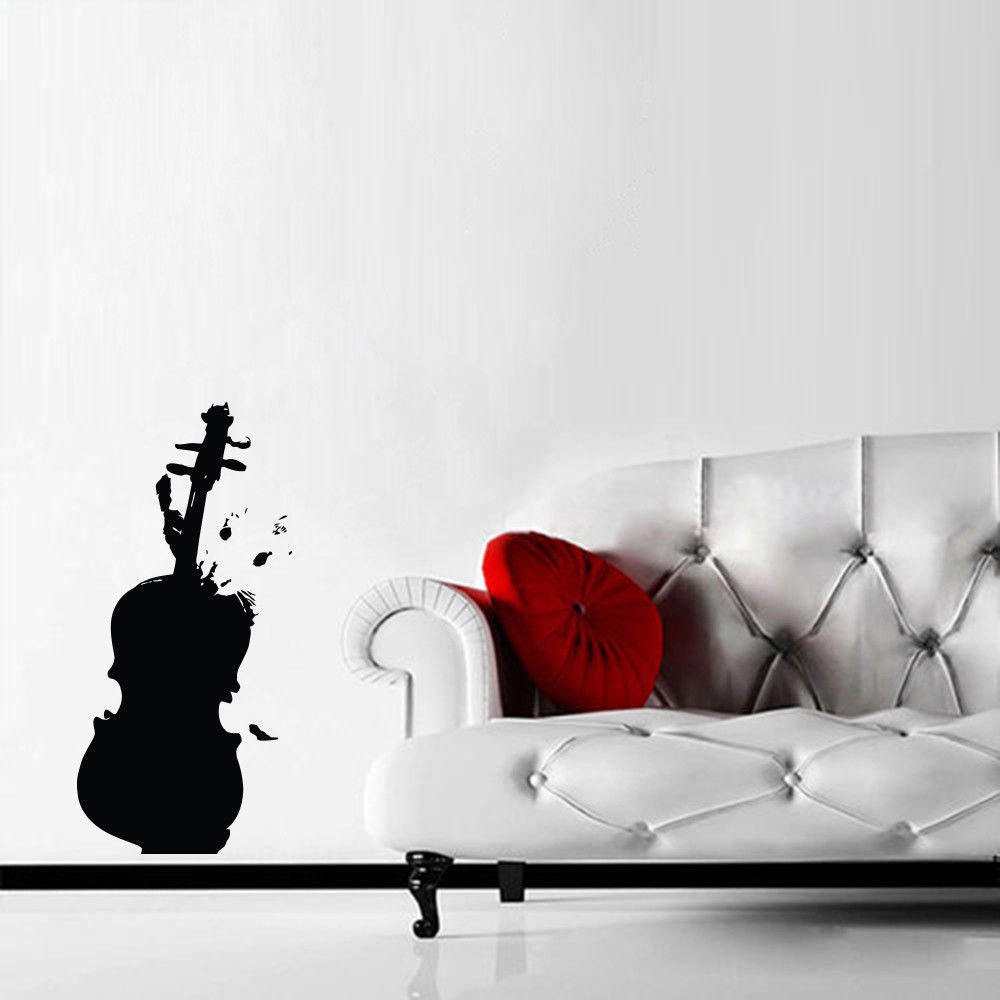 Wall Decor Vinyl Decal Sticker LARGE CELLO MUSIC DA622