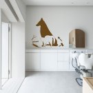 Pets dog Hairdresser dogs cats Kids Room Stylish Wall Art Sticker Decal 9466