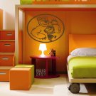 Bear girl greeting Kids Room Children Stylish Wall Art Sticker Decal 8997
