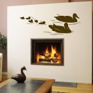 Duck ducklings animals bird Kids Room Stylish Wall Art Sticker Decal 9816