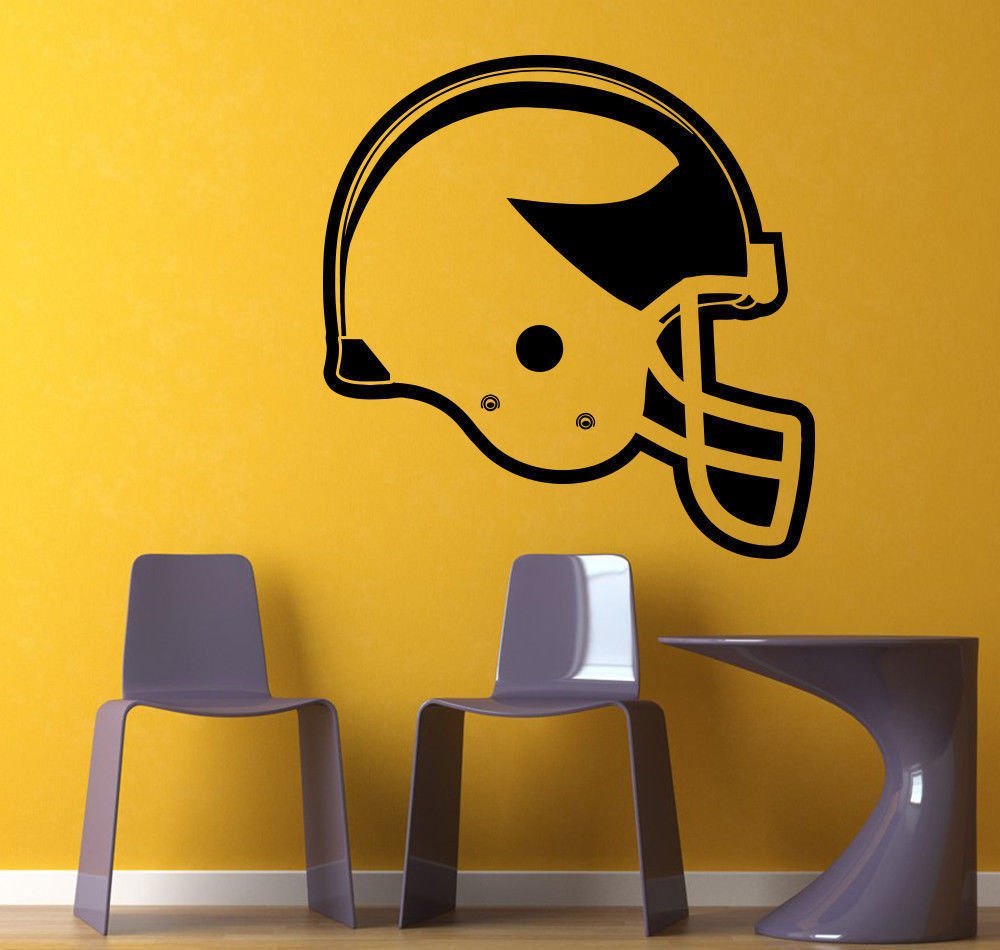 NCAA Wall Mural Vinyl Sticker Gym SPORTS LOGO Helmet Michigan Wolverines DA3012