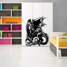 Dinosaur dragon warrior sword Kids Room Stylish Wall Art Sticker Decal 8857
