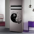 Cat Animal fish skeleton food Kids Room Stylish Wall Art Sticker Decal 9009