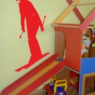 Skiing skiing driving sport trails Kids Room Stylish Wall Art Sticker Decal 9602