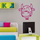 Funny cow animal Kids Room Children Stylish Wall Art Sticker Decal9804