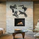 Sport Cyclist stuntman Jumping on a bike Stylish Wall Art Sticker Decal 9676