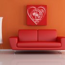 Mechanical heart love Kids Room Children Stylish Wall Art Sticker Decal 10040