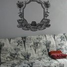 Photo frame flowers template collage angel Stylish Wall Art Sticker Decal 9198