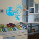 Planet Earth funny Doctor Kids Room Children Stylish Wall Art Sticker Decal10075