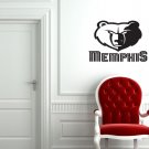 Wall Sticker Decal American Basketball NBA Team Logo Memphis Grizzlies Gm1904