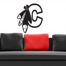 Wall Sticker Decal American Hockey NHL Team Logo Chicago Blackhawks Gm1392