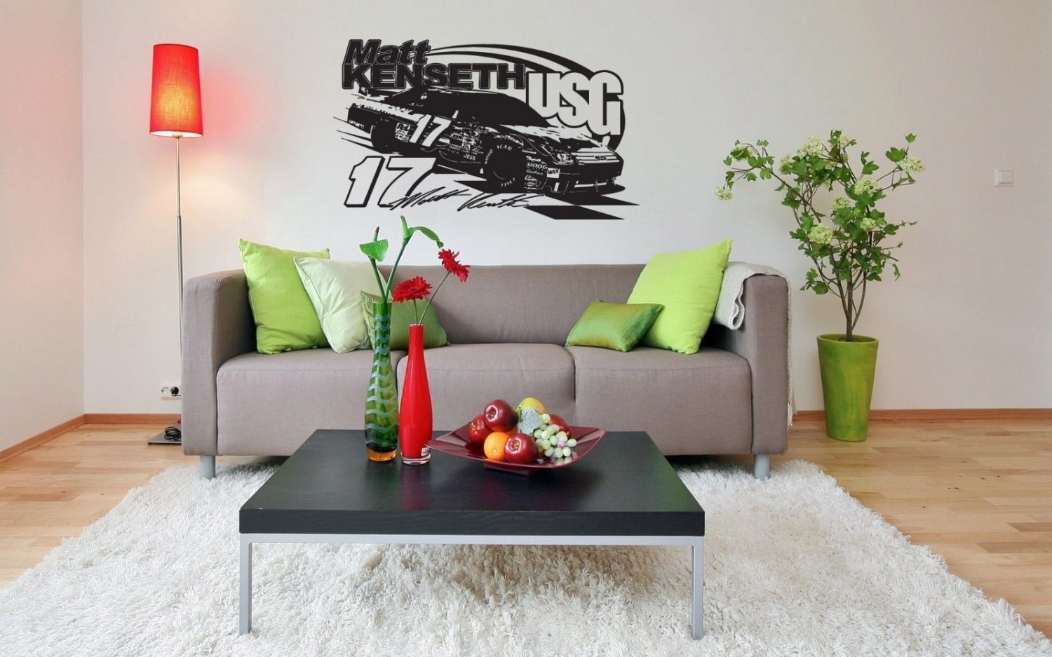 Wall Sticker Decal Team Logo Nascar # 17 Matt Kenseth Super Sport Car Gm2061