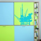 Building Construction crane helicopter Kids Stylish Wall Art Sticker Decal 9513