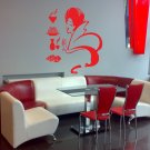 Kitchen sushi bar a restaurant Kids Room Stylish Wall Art Sticker Decal 9615-4