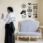 Studio atelier hand made handiwork Love heart hobby Wall Art Sticker Decal 9427