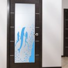 Fish animal undersea seaweed diver dolphin Stylish Wall Art Sticker Decal 8696