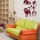 Pet animal dog puppy Kids Room Children Stylish Wall Art Sticker Decal 9268