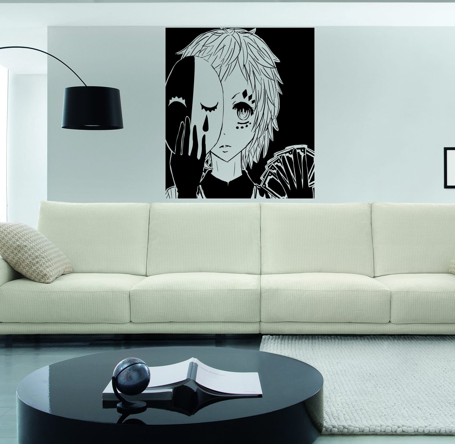 Playing card poker anime Kids Room Children Stylish Wall Art Sticker Decal 9881