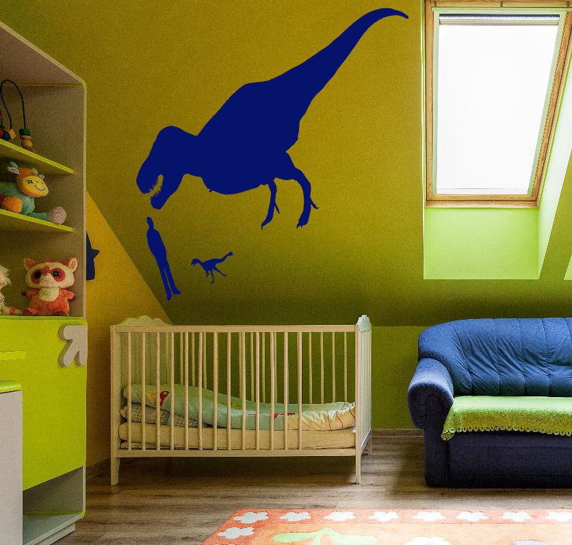 Dinosaur many BC Skeleton bone Kids Room Stylish Wall Art Sticker Decal 8837