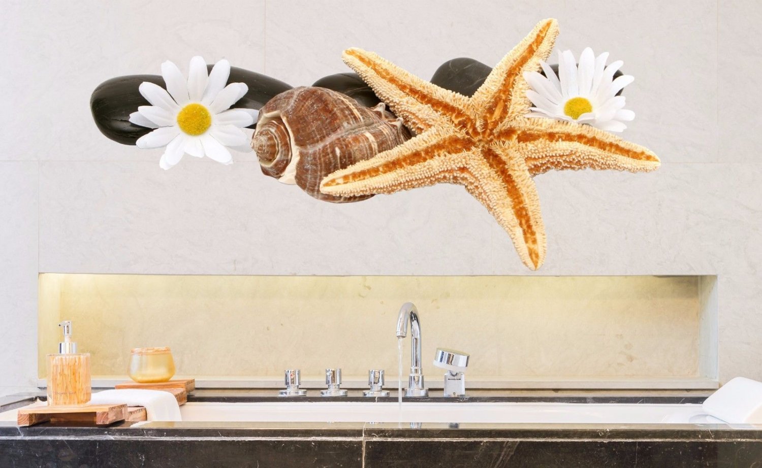 Marine Life Ocean Nautical Full Color Wall Decal Sticker KR-59 FRST