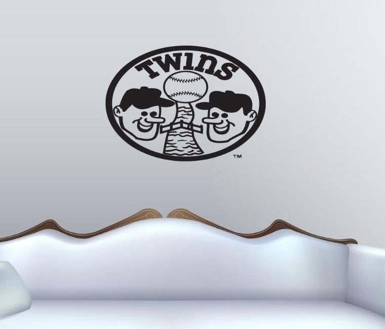 Wall Sticker Decal American Baseball MLB Team Logo Minnesota Twins Gm0889