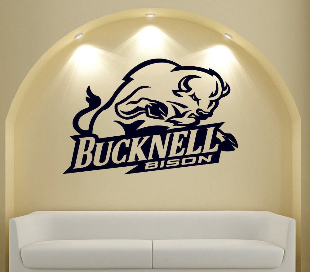 NCAA Wall Mural Vinyl Sticker GYM SHOP SPORTS TEAM LOGO BUCKNELL BISON DA2672