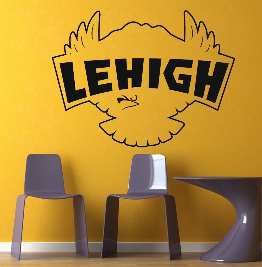 NCAA Wall Mural Vinyl Sticker Gym SPORTS LOGO Lehigh Mountain Hawks DA2947