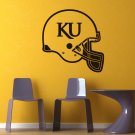 NCAA Wall Mural Vinyl Sticker Gym SPORTS LOGO Helmet Team Kansas Jayhawks DA2967