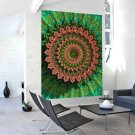 Mandala Color Ornament Yoga Studio Full Color Wall Decal Sticker AN-396 FRST