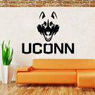 NCAA Wall Mural Vinyl Sticker GYM SPORTS LOGO EMBLEM TEAM UCONN DA2718