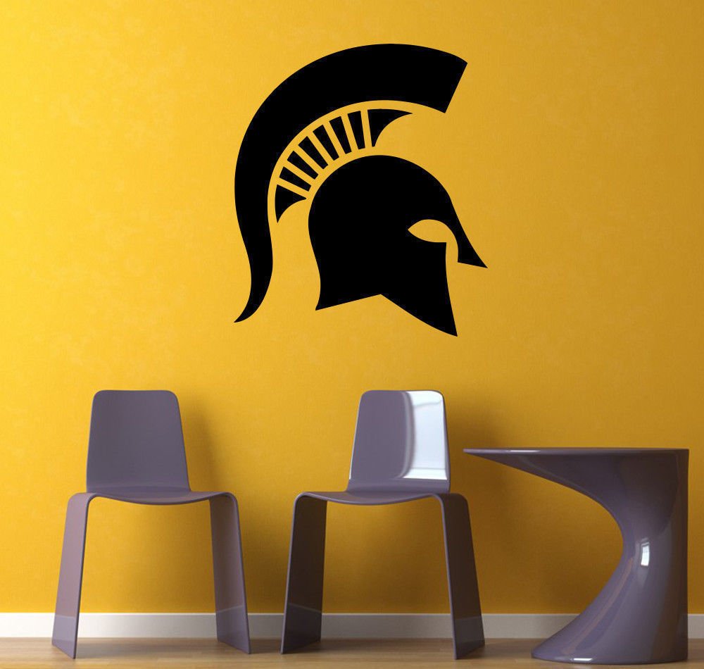 NCAA Wall Mural Vinyl Sticker Emblem SPORTS LOGO Michigan State Spartans DA3018