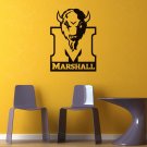 NCAA Wall Mural Vinyl Sticker Gym SPORTS LOGO Marshall Thundering Team DA2997