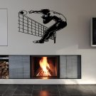 Volleyball ball sport grid players Kids Room Stylish Wall Art Sticker Decal 9689