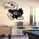 Ncaa Wall Mural Vinyl Sticker Sports Logos Kansas Jayhawks (S319)