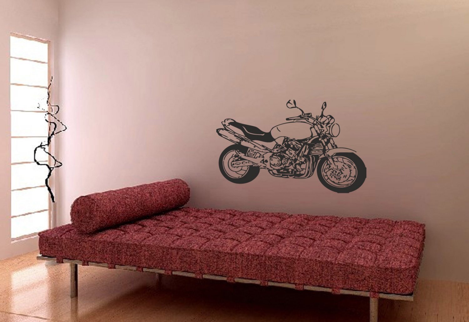 Wall Decor Vinyl Decal Sticker Sport Bike Chopper Motorcycle tz887