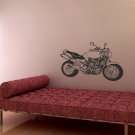 Wall Decor Vinyl Decal Sticker Sport Bike Chopper Motorcycle tz887