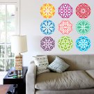 India Mandala Yoga Ornament Buddha Full Color Wall Decal Sticker AN-534 FRST