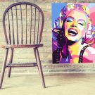 Marilyn Monroe Portrait Modern Art Full Color Wall Decal Sticker KR-37 FRST