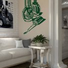 Beauty salon manicure pedicure flower hands Stylish Wall Art Sticker Decal 9039